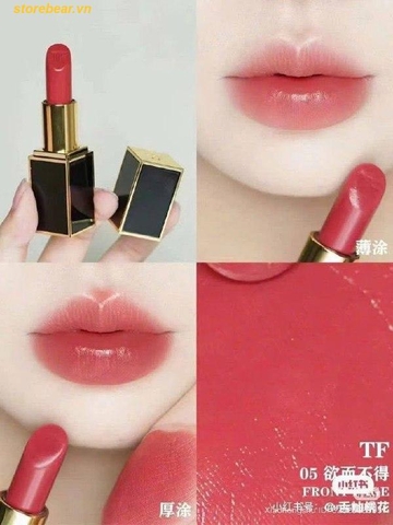 Son Tom Ford Color 05 Front Page Màu Đỏ Hồng San Hô - FULLBOX