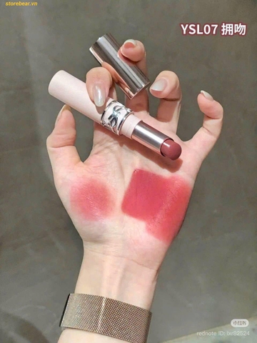 Son Dưỡng YSL Lovenude Lip Blusher 07 Illicit Nude Màu Đỏ Cam