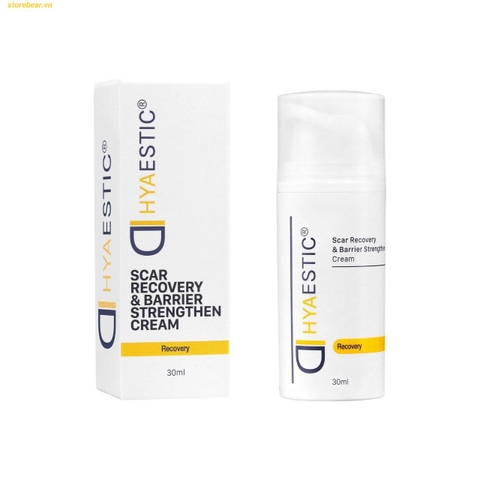 Tế bào gốc trẻ hoá và hỗ trợ phục hồi làn da sẹo Hyaestic Scar Recovery & Barrier Strengthen Cream 30ml