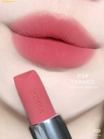 Son Prada Monochrome Hyper Matte Lipstick P58 Tamaris – Màu Hồng Đất