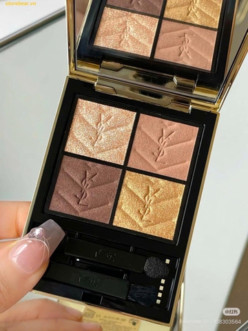 Phấn Mắt Yves Saint Laurent (YSL) Couture Color Clutch Eyeshadow Palette – 4 ô (Couture Mono/Quad)
