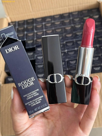 Son Dior Rouge Dior Couture Color Lipstick Satin Finish 644 Sydney Màu Đỏ Hồng