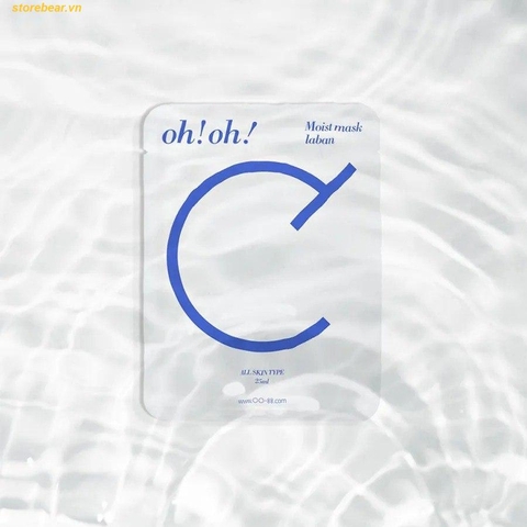 Mặt Nạ Phục Hồi Da Oh! Oh! Ceramide Moist Mask Laban Pack (Lẻ 1 Mask)