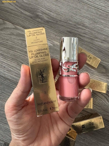YSL Loveshine Plumping Lip Oil Gloss 02 - Lucky Moonstone