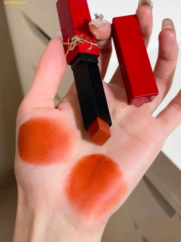 Son YSL Slim 2024 Fiery Vermillion (limited vỏ đỏ) Màu Cam Cháy