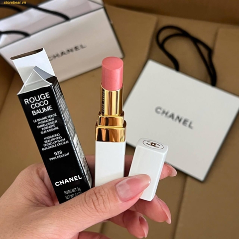 Son dưỡng Chanel Rouge Coco Baume 928 Màu Hồng San Hô - Fullbox