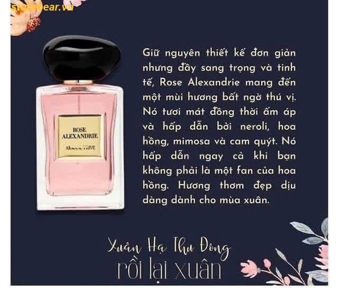 Nước Hoa Nữ ROSE ALEXANDRIE 100ML