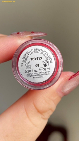 Son Dưỡng YSL Loveshine Plumping Lip Oil Gloss 09 Cherry Flash - Fullbox 6ml