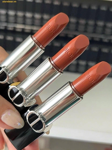 Son Dior Rouge Lipstick 240 J'Adore Satin Finish Hồng Cam Đất - Fullbox