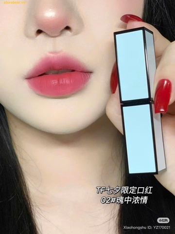 Son Tom Ford Satin Matte Lip Color 02 EUPHORIC ROSE Limited Cánh Hồng Khô