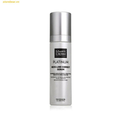 Tinh Chất Hỗ Trợ Làm Săn Chắc & Trẻ Hoá Da Vùng Cổ - MartiDerm Platinum Neck Line Correct Serum 50ml
