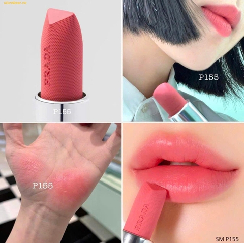 Son PRADA Monochrome Soft Matte Lipstick P155 Blush - Fullbox
