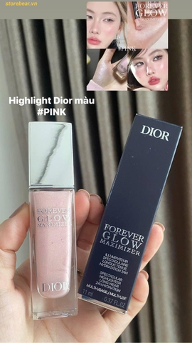 Kem highlighter Bắt Sáng Dior Forever Glow Maximizer - Pink, Pearly, Peachy