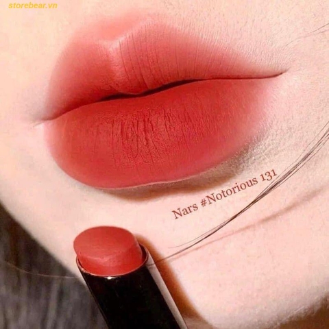Son Nars Powermatte Lipstick 131 Notorious - Fullbox - Đỏ Cam