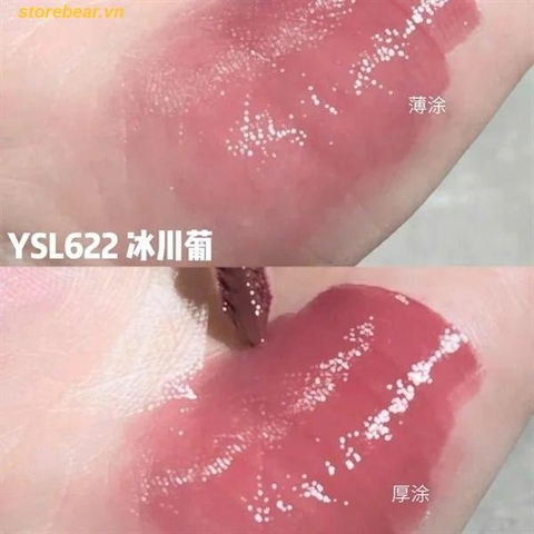 Son kem YSL The Inks Vinyl Cream 622 Màu Đỏ Hồng Fullbox