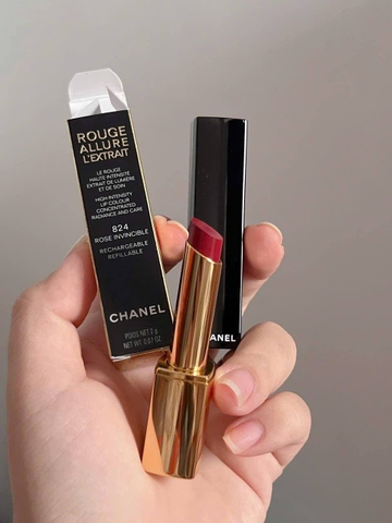 Son Chanel Rouge Allure 824 Màu Rose Invincible