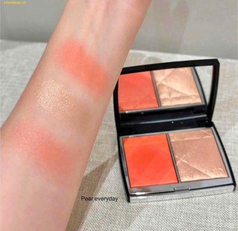 Phấn má hồng Dior Rouge Blush Colour & Glow 457 tone cam hồng