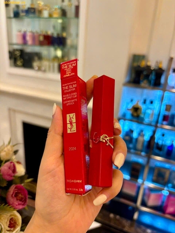 Son YSL Slim 2024 Fiery Vermillion (limited vỏ đỏ) Màu Cam Cháy