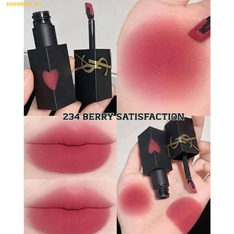 Son Kem YSL The Inks Blur 234 Berry Satisfaction Hồng đỏ