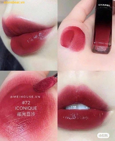 Son Kem Chanel 72 Iconique – Rouge Allure Laque Màu Đỏ Hồng Đất