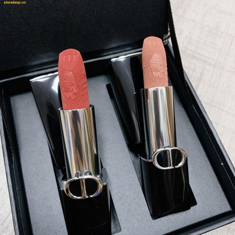 Set 2 Son Dior Rouge Dior Plan De Paris Collection Limited Edition Màu 100 +720