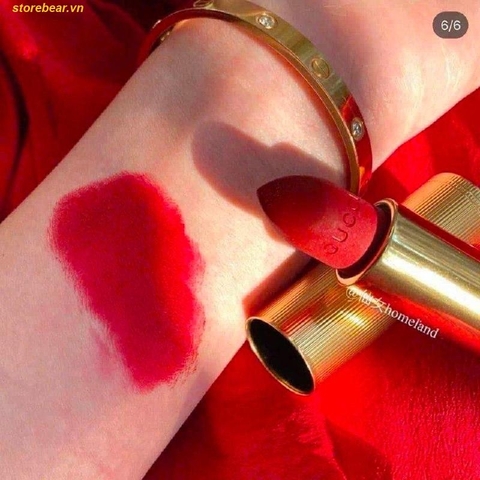 Son Gucci Rouge a Levres Mat - 501 Constance Vermillon đỏ hồng