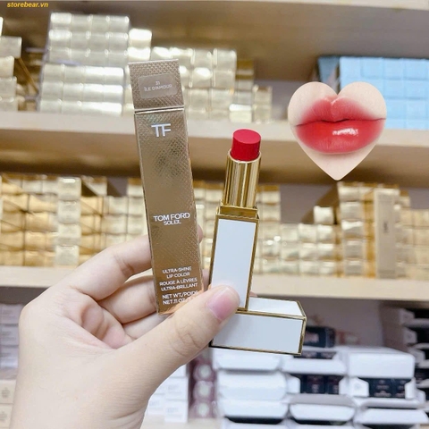 Son Tom Ford Soleil Ultra-Shine Lip Color 31 Màu Đỏ Hồng Đào