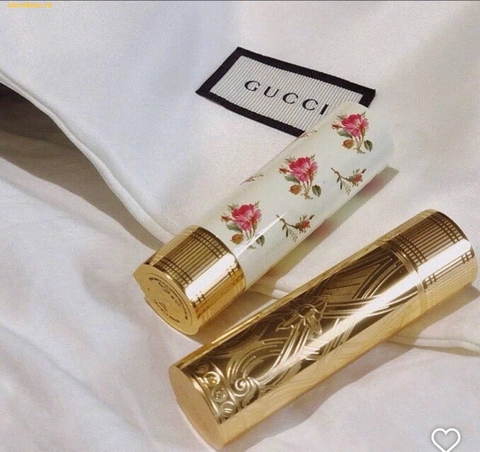 Son Gucci Rouge À Lèvres Satin Lipstick 508 Diana Amber - Màu Đỏ Ruby