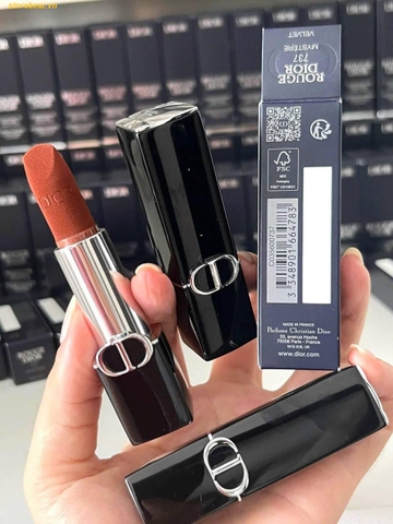 Son Dior Rouge Couture Velvet 737 Mystère - Tone cam đất