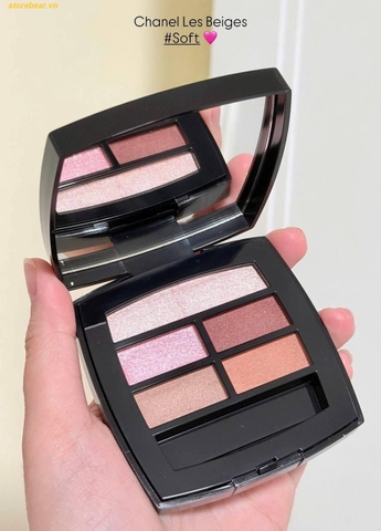 Phấn Mắt Chanel Les Beiges Healthy Glow Natural Eyeshadow Palette màu Soft