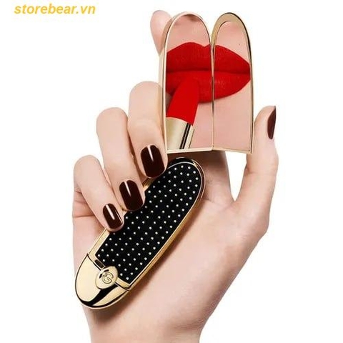 Vỏ Son Guerlain Rouge G Lips Case Les Studs Màu Đen - SKU: GUERLAIN-CASE-002