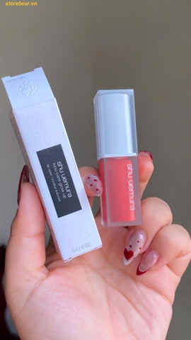 Son Kem Shu Uemura Kinu Care Glow Up Lip Color Màu KG RD 123