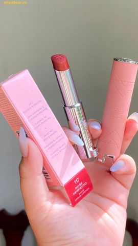 Son Dưỡng Givenchy Rose Perfecto Shine Serum 117 ĐỎ NÂU (New Bản 2025)