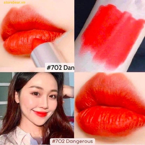 Son MAC Dangerous 702 Màu Đỏ Cam