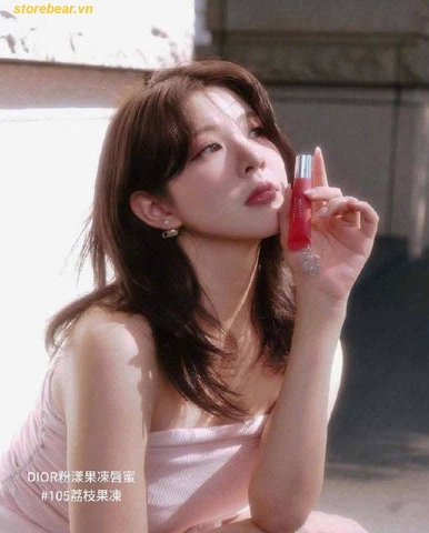 Son dưỡng Dior Lip Glow Butter 105 Lychee – Hồng Đào