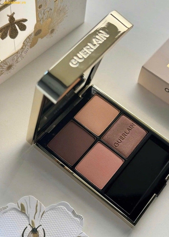 Phấn Mắt Guerlain Ombre G Eyeshadow Quad (Limited Nude Collection) màu 258 - Wild Nudes