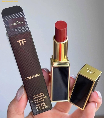 Son Tom Ford 91 - Lucky Star Màu Đỏ Cam Gạch Fullsize Fullbox