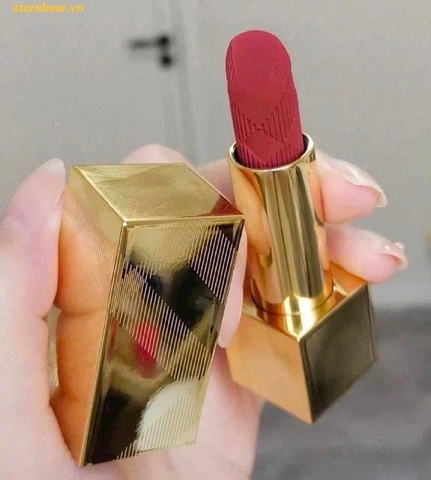 Son Burberry Kisses Matte Lip Colour – 93 Russet - Đỏ Nâu Trầm (Size Mini)