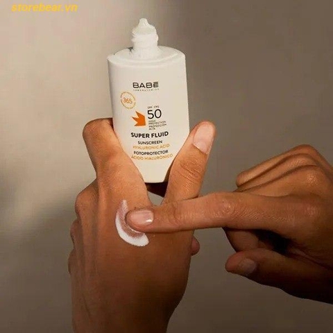Kem chống nắng cho da dầu mụn Babe Super Fluid Mattifying Sunscreen SPF 50 (50ml)