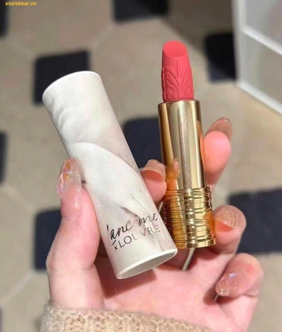 Son Lancome L'Absolu Rouge Matic Lipstick 105 Fullbox Màu Đỏ hồng đất Limited Edition