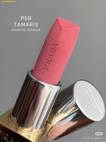 Son Prada Monochrome Hyper Matte Lipstick P58 Tamaris – Màu Hồng Đất