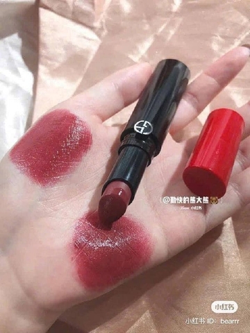 Son Kem Giorgio Armani Lip Power Longwear Vivid Color 404 - Màu Đỏ Rượu