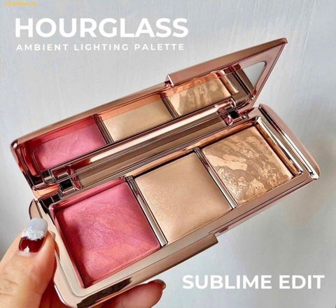 Phấn Bắt Sáng Và Tạo Khối Highlight Hourglass Ambient Lighting Palette - Sublime Edit - Fullbox