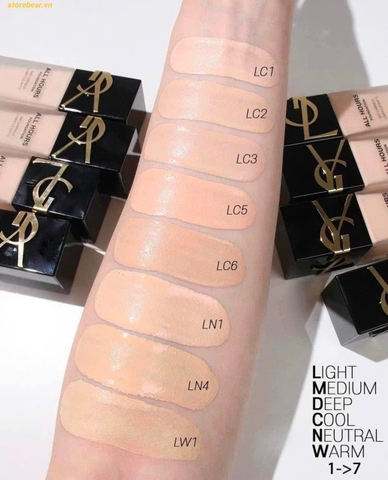 Kem Nền YSL All Hours Foundation Mat Lumineux Luminous Matte