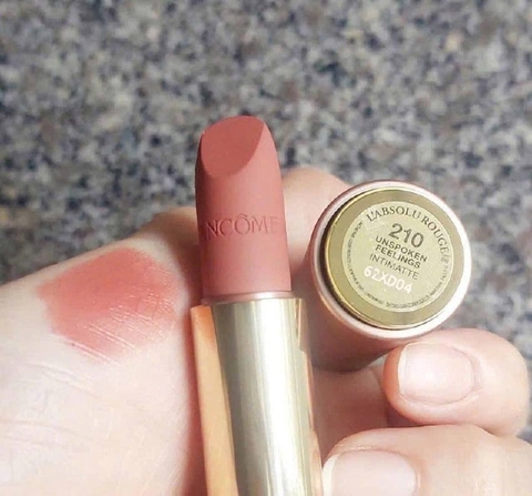 Son LANCOME 210 L'Absolu Rouge Drama Matte - Màu Cam Đất