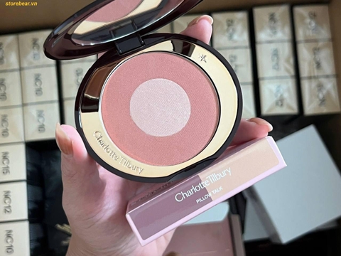 Phấn Má Hồng Charlotte Tilbury Cheek To Chic Pillow Talk 8g - Sắc Hồng Cam Đất