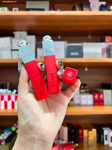 Son Dior Addict Lip Tint Màu 561 Đỏ Cam Fullsize Unbox