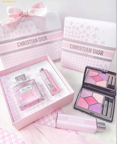 Set Quà Son và Nước Hoa Miss Dior Blooming Bouquet Phiên Bản Giới Hạn Valentine 2025 Fullbox
