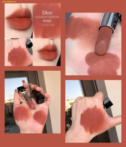Son Dior Rouge Dior Velvet Finish 200 Nude Touch - Fullbox