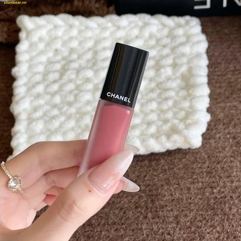 Son Kem Chanel Rouge Allure Liquid Velvet 242 Saisissante Màu Hồng Đất